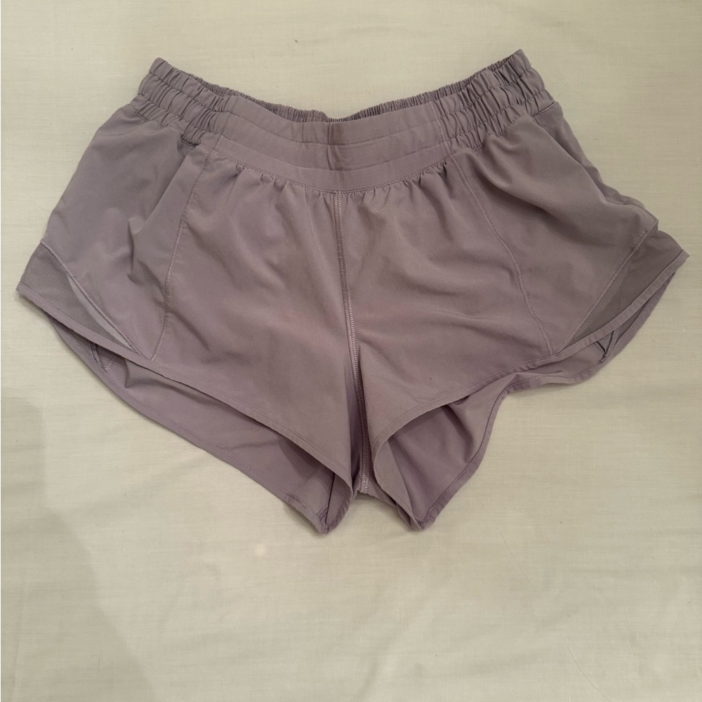 Lululemon hotty hot shorts purple size 8